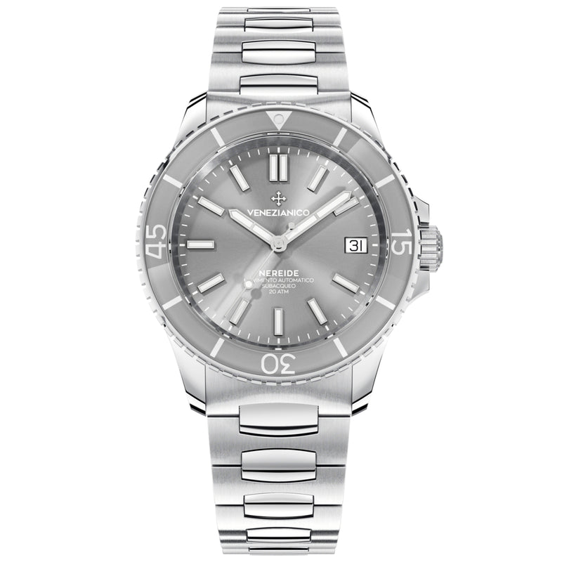 Automatic Watch - Venezianico 3121505C Nereide 39 Men's Grey Watch