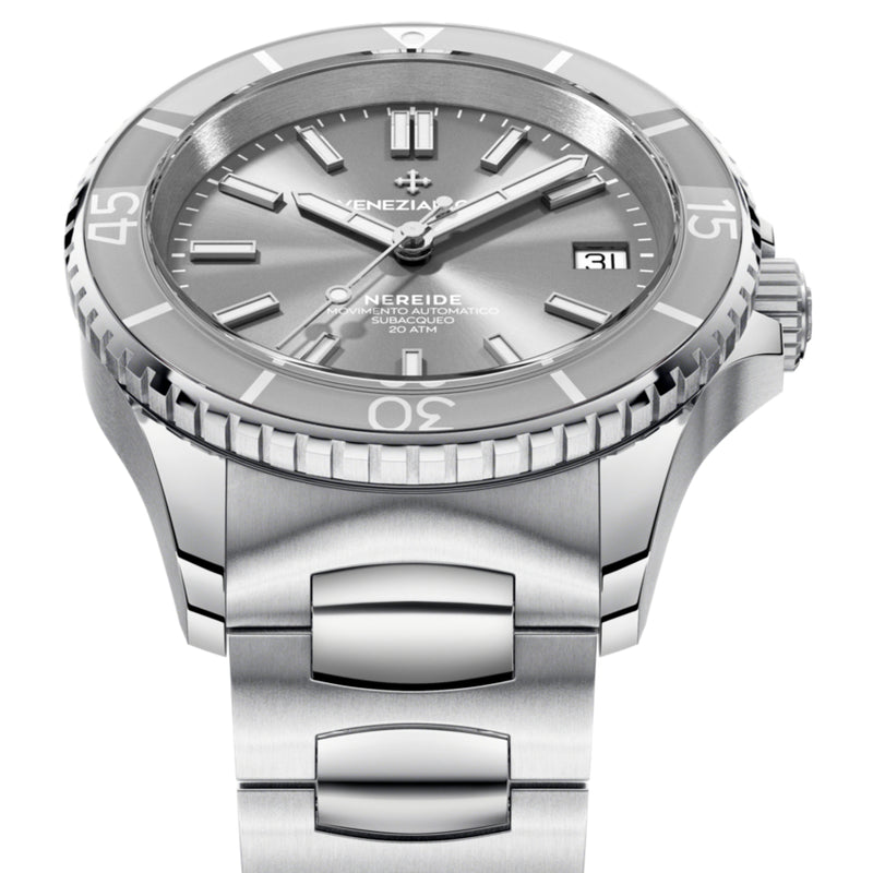 Automatic Watch - Venezianico 3121505C Nereide 39 Men's Grey Watch