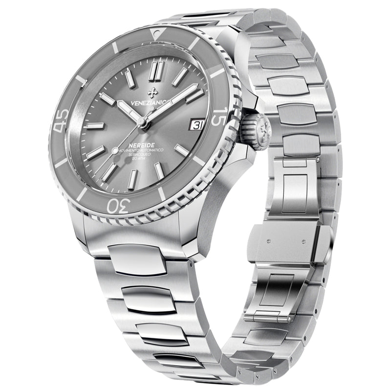 Automatic Watch - Venezianico 3121505C Nereide 39 Men's Grey Watch