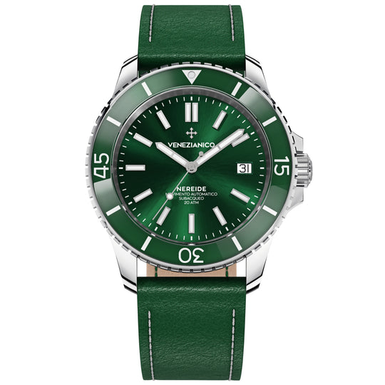 Venezianico 3321501 Nereide 42 Men's Green Watch
