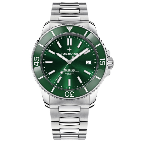 Venezianico 3321501C Nereide 42 Men's Green Watch