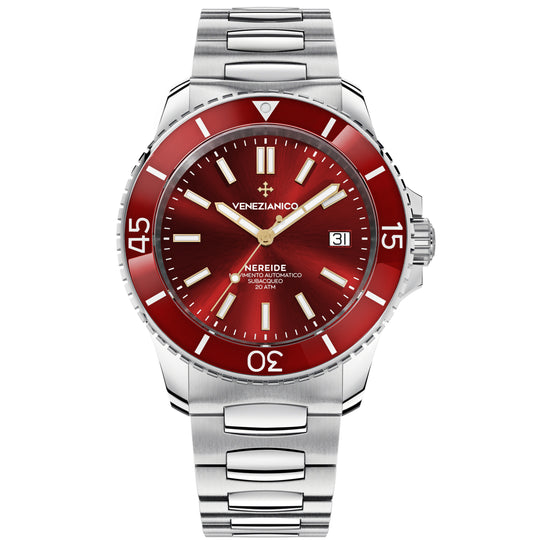 Venezianico 3321503C Nereide 42 Men's Red Watch