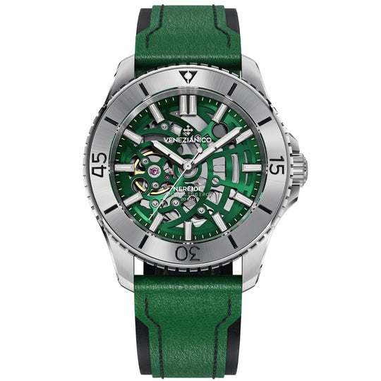 Venezianico 3921501 Nereide Ultraleggero 42 Men's Green Watch