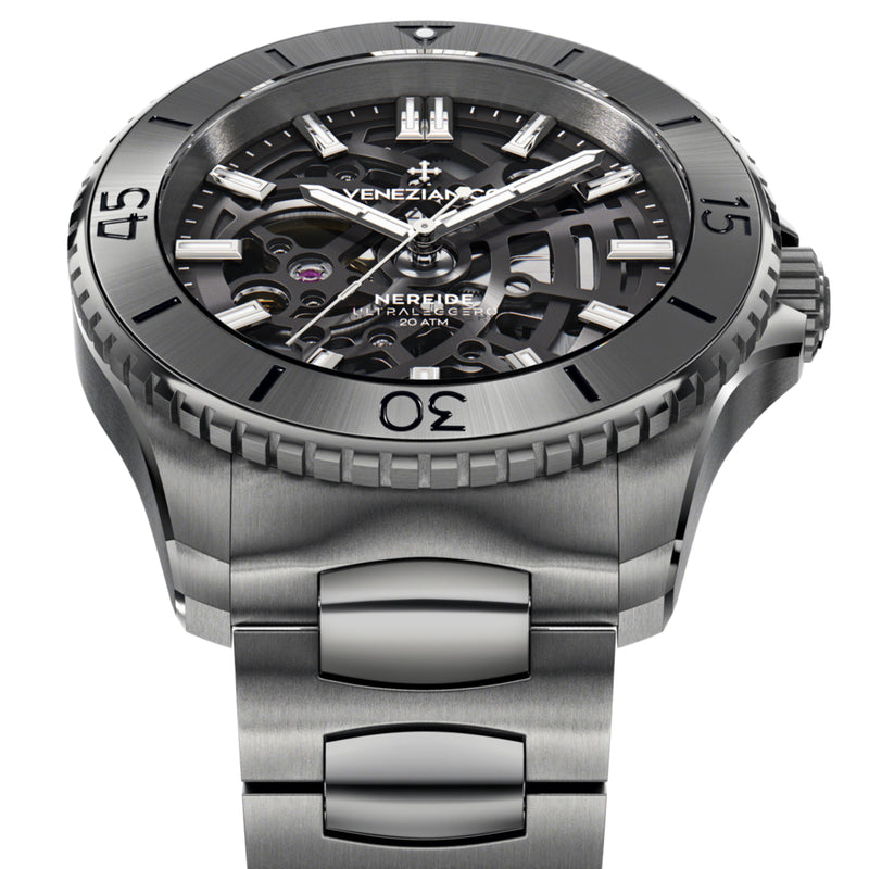 Automatic Watch - Venezianico 3921504C Nereide Ultraleggero 42 Men's Grey Watch