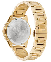 Chornograph Watch - Versace Greca Action Chrono Men's Gold Watch VE3J00622