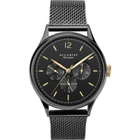 Chronograph Watch - Accurist 7374 Men's Black Chronograph Watch