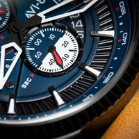 Chronograph Watch - AVI-8 Carbon Navy Hawker Hunter Chronograph Watch AV-4064-01