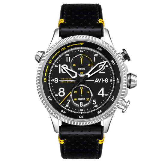 AVI-8 Men's Black Hawker Hunter Chronograph Watch AV-4080-01