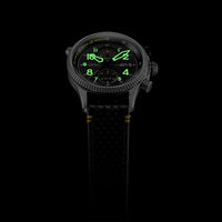 Chronograph Watch - AVI-8 Men's Black Hawker Hunter Chronograph Watch AV-4080-01