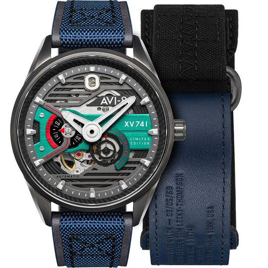 AVI-8 Men's Blue Hawker Harrier Automatic Watch AV-4074-XV741