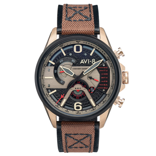 AVI-8 Men's Desert Brown Hawker Harrier II Watch AV-4056-06