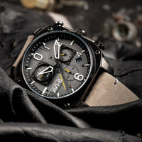Chronograph Watch - AVI-8 Men's Sea Grey Hawker Hunter Watch AV-4052-03
