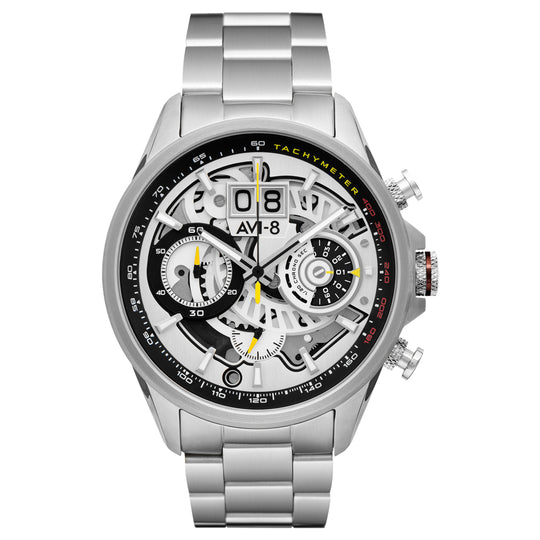 AVI-8 Men's White Hawker Harrier Chronograph Watch AV-4065-11