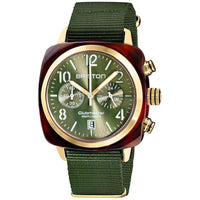 Chronograph Watch - Briston Green Clubmaster Classic Chronograph Watch 19140.PYAT.26.NOL