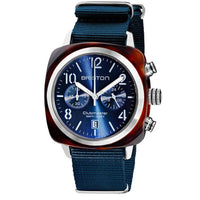 Chronograph Watch - Briston Midnight Blue Clubmaster Classic Chronograph Watch 19140.SA.T.33.NMB