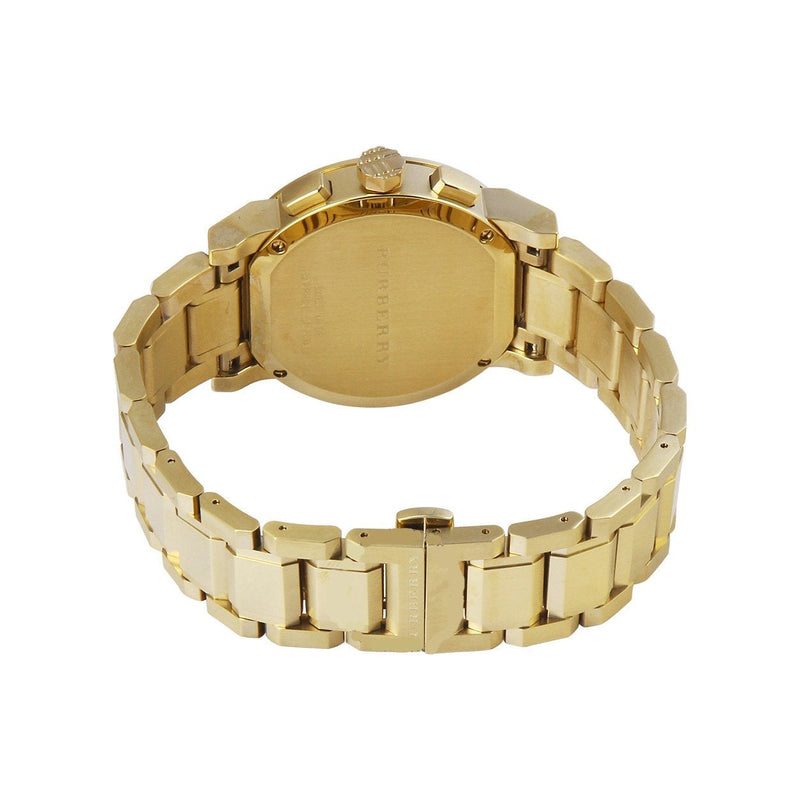Chronograph Watch - Burberry BU9753 Ladies Gold Tone Chronograph Watch