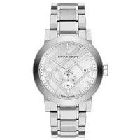 Chronograph Watch - Burberry BU9900 Men's Chronograph The City Silver Watch