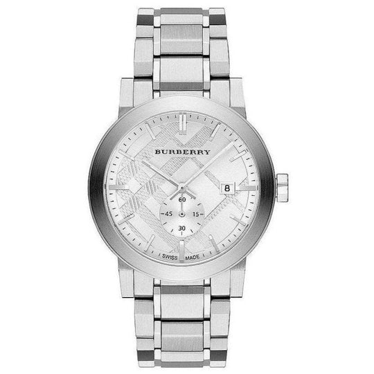 Burberry BU9900 Men's Chronograph The City Silver 42mm Watch
