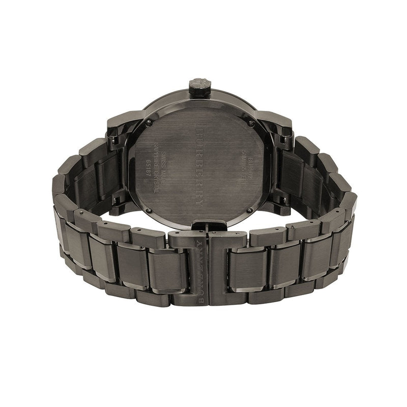 Chronograph Watch - Burberry BU9902 Men's Gunmetal Grey Chronograph Watch