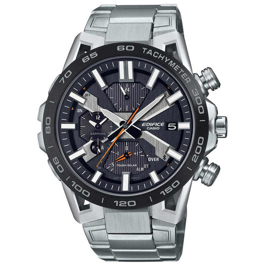 Casio Edifice Bluetooth Chrono Men's Black Watch EQB-2000DB-1AER