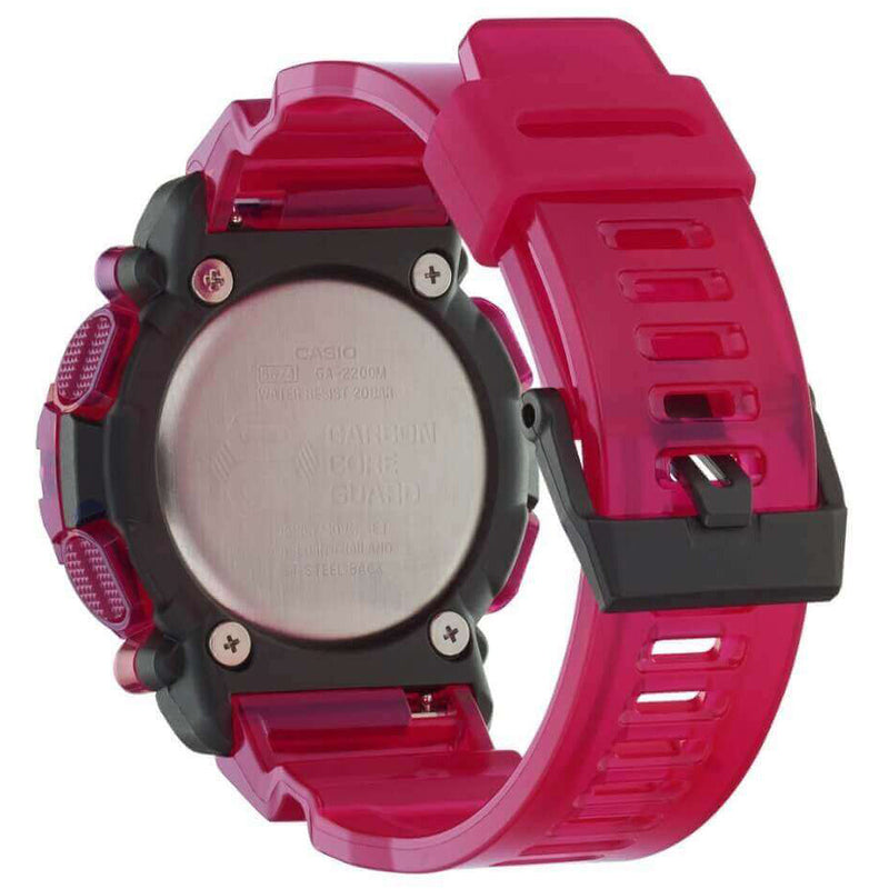 Chronograph Watch - Casio G-Shock Ladies Pink Watch GA-2200SKL-4AER