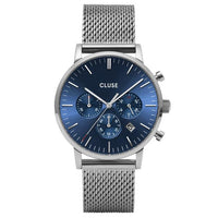 Chronograph Watch - Cluse Blue Aravis Chronograph Watch CW0101502004