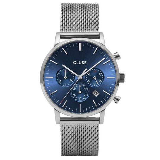 Cluse Blue Aravis Chronograph Watch CW0101502004
