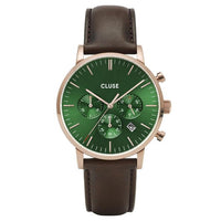 Chronograph Watch - Cluse Brown Aravis Chronograph Watch CW0101502006