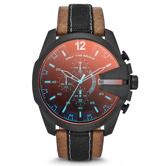 Diesel DZ4305 Men's Tan Mega Chief Chronograph Watch