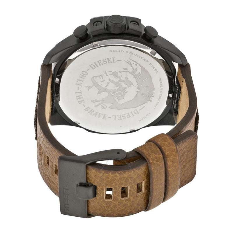 Chronograph Watch - Diesel DZ4305 Men's Tan Mega Chief Chronograph Watch