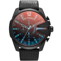 Chronograph Watch - Diesel DZ4323 Men's Black Mega Chief Chronograph Watch