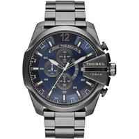 Chronograph Watch - Diesel DZ4329 Men's Silver Mega Chief Chronograph Watch
