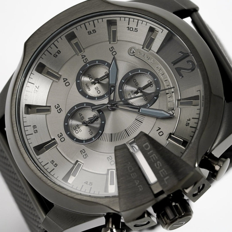 Diesel gunmetal chronograph watch deals