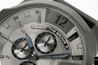 Chronograph Watch - Diesel DZ4527 Men's Chronograph  Mega Chief Gunmetal Mesh Watch