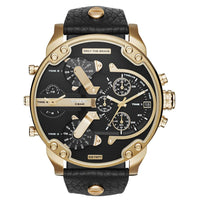 Chronograph Watch - Diesel DZ7371 Men's Mr Daddy 2.0 Black Watch