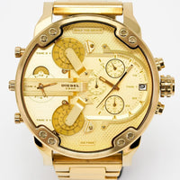 Chronograph Watch - Diesel DZ7399 Men's Chronograph Mr Daddy 2.0 Yellow Gold Watch