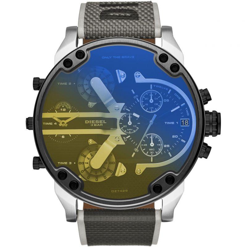 Chronograph Watch - Diesel DZ7429 Men's Chronograph Mr Daddy 2.0 Black Watch