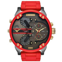 Chronograph Watch - Diesel DZ7430 Men's Chronograph Mr Daddy 2.0 Red Watch