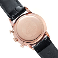 Chronograph Watch - Dufa Black Weimar Chronograph Watch DF-9012-04