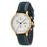 Chronograph Watch - Dufa Green Van Der Rohe Chronograph Barcelona Watch DF-9021-02