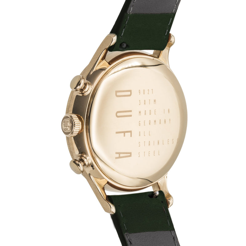 Chronograph Watch - Dufa Green Van Der Rohe Chronograph Barcelona Watch DF-9021-02