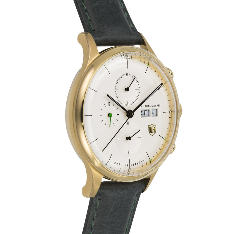 Chronograph Watch - Dufa Green Van Der Rohe Chronograph Barcelona Watch DF-9021-02