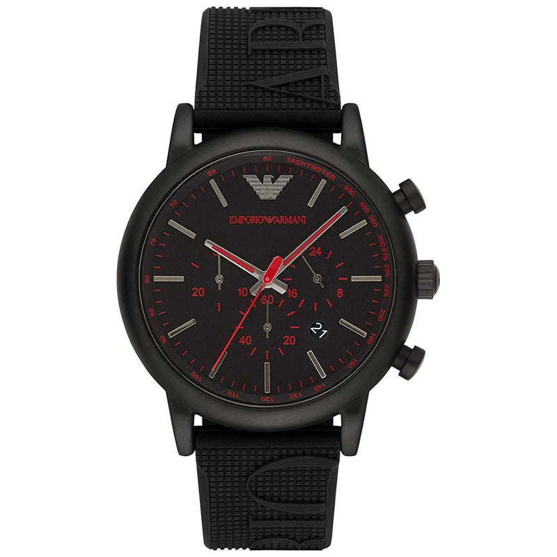 Chronograph Watch - Emporio Armani AR11024 Men's Luigi Black Chronograph Watch