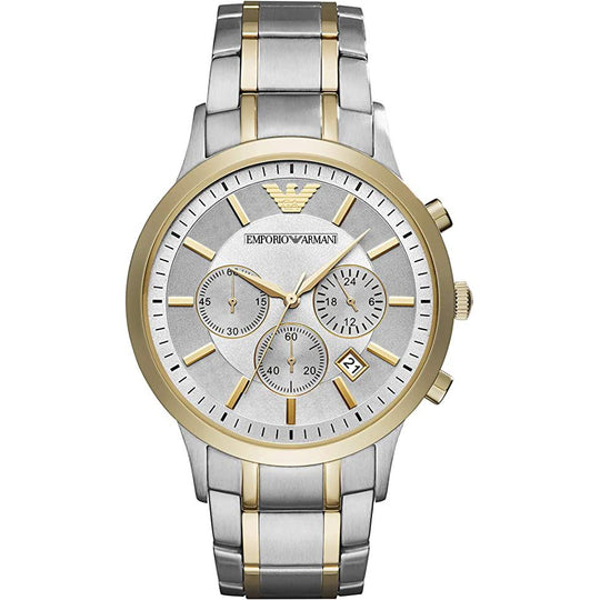 Emporio Armani AR11076 Men's Two-Tone Chronograph Watch