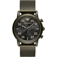 Chronograph Watch - Emporio Armani AR11115 Men's Sport Khaki Green Watch