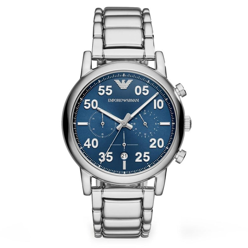 Chronograph Watch - Emporio Armani AR11132 Men's Luigi Silver Chronograph Watch