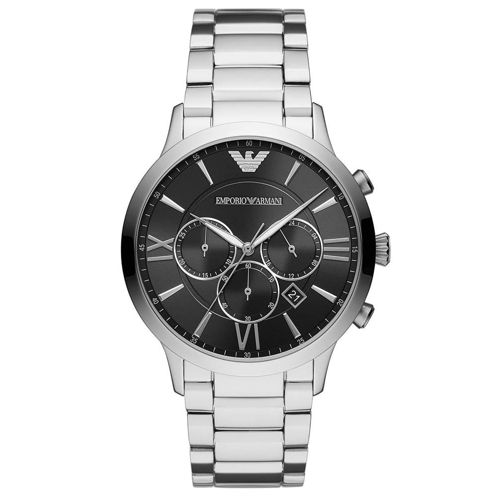 Emporio Armani AR11208 Men's Black Chronograph Watch from WatchPilot