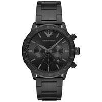 Chronograph Watch - Emporio Armani AR11242 Men's Chronograph Sport Mario Black Watch