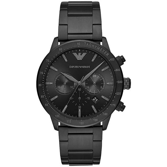 Emporio Armani AR11242 Men's Chronograph Sport Mario Black Watch