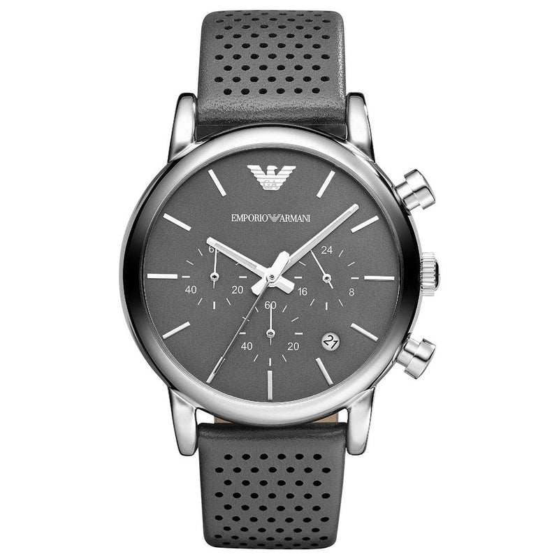 Chronograph Watch - Emporio Armani AR1735 Men's Grey Watch